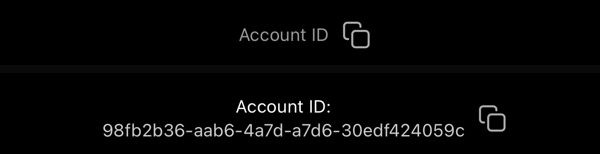 Where to find Account ID
